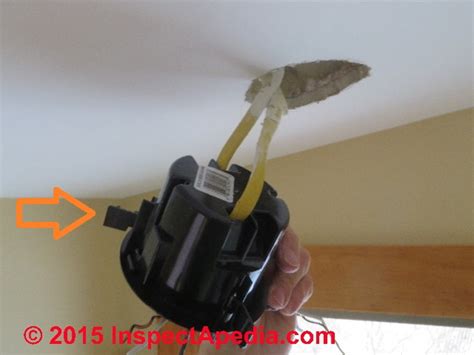 how to remove a plastic electrical box from below|replace existing electrical box.